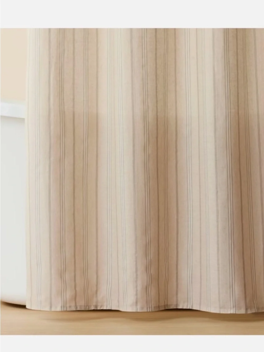 Hearth and Hand Striped Shower Curtain - Neutral